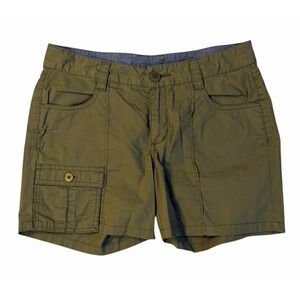 Horny Toad Shorts Womens 2  Green Jumpstart 5" Swamp Cargo Minimalist Outdoors